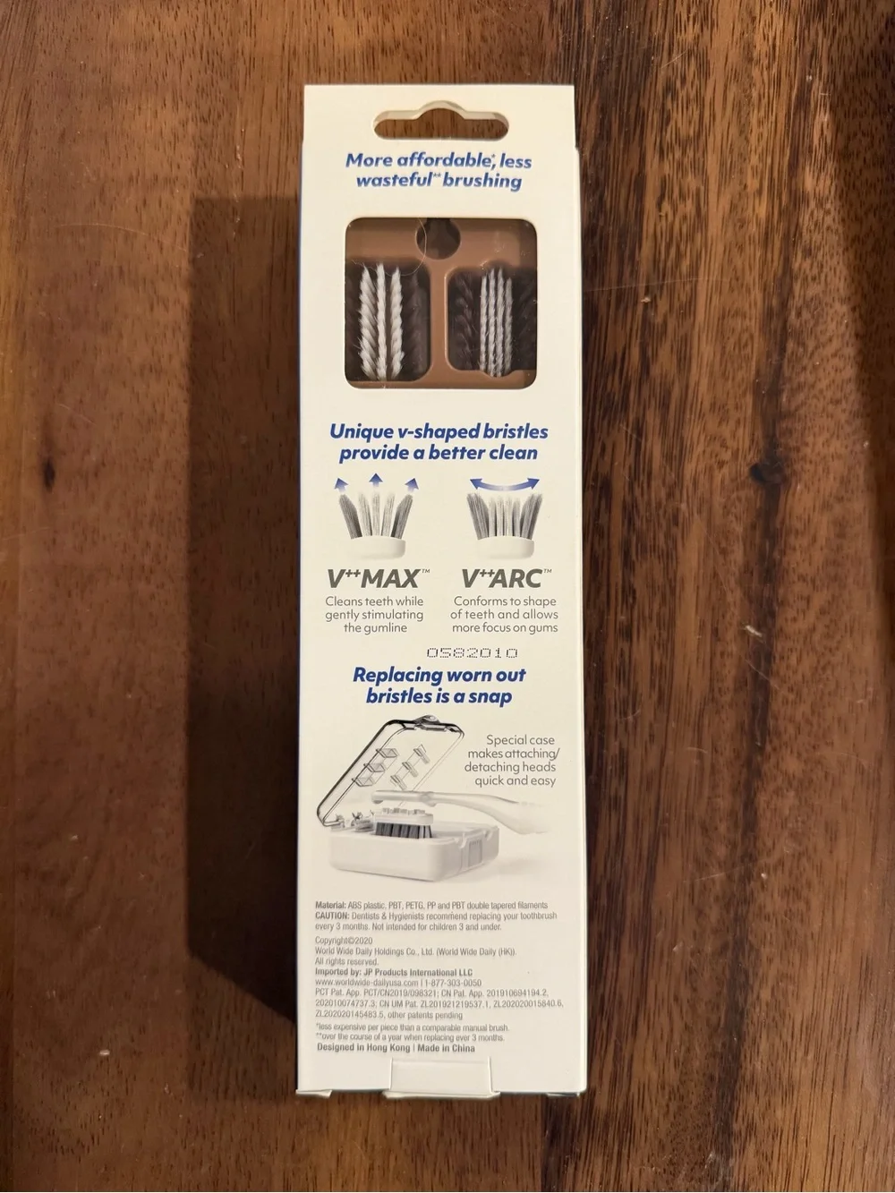 V-Eco Toothbrush Set — Pink, Black, Purple, Cream